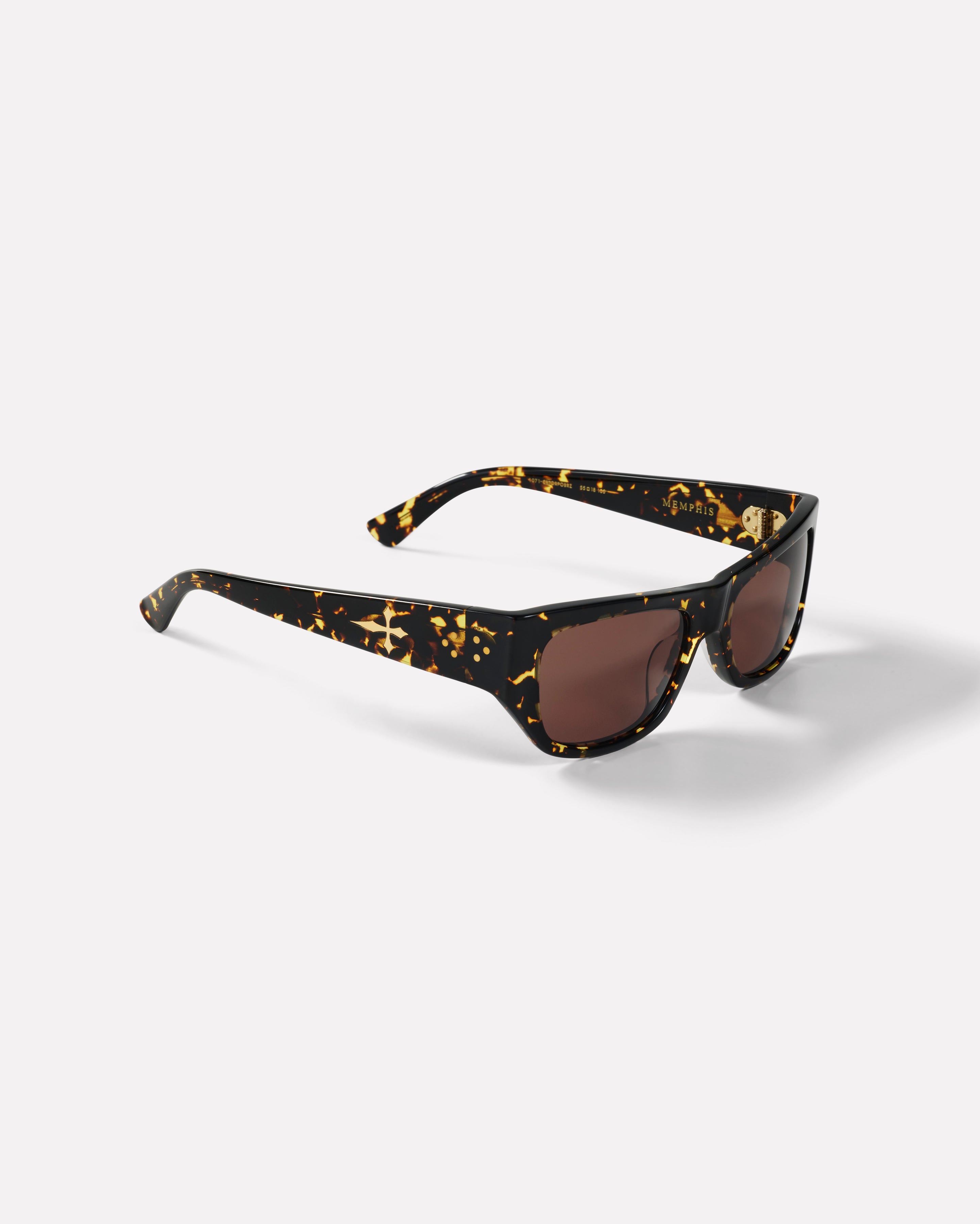Memphis Sunglasses | Crystal Dark Tortoise / Bronze Polarized | Epokhe Eyewear