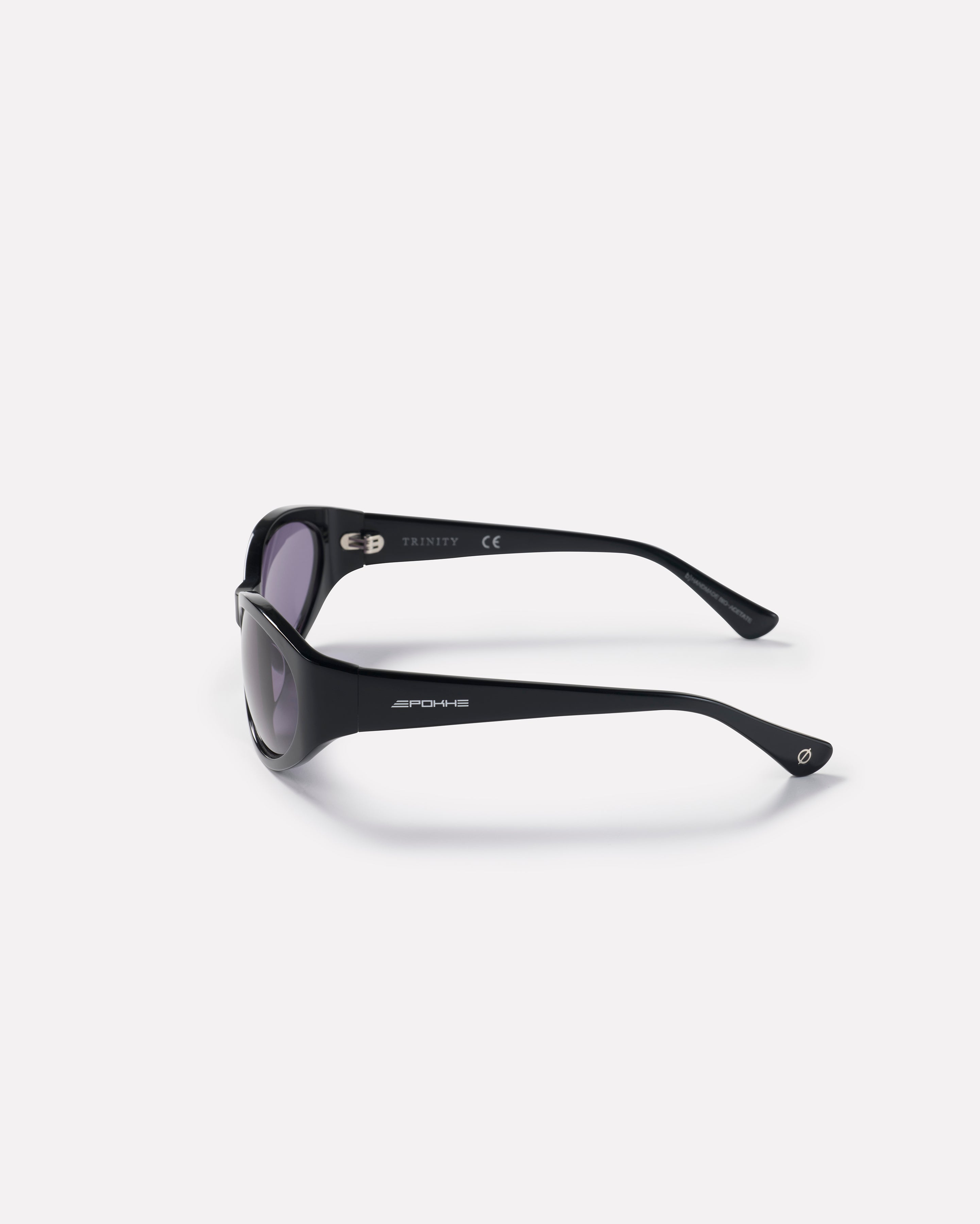 Trinity Sunglasses | Black Polished / Black | Epokhe Eyewear