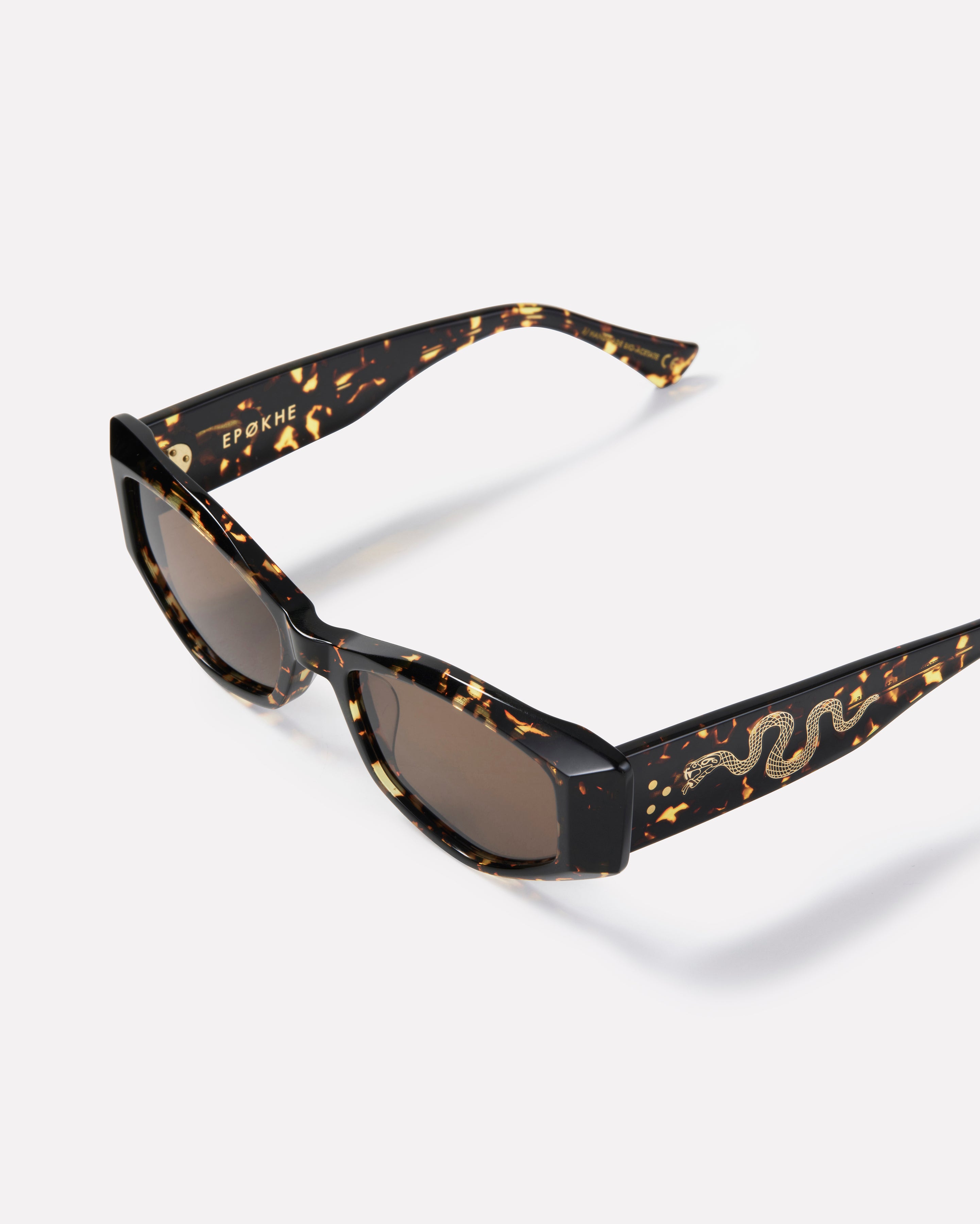Guilty - Crystal Dark Tortoise Polished / Brown Polarized - Sunglasses - EPOKHE EYEWEAR