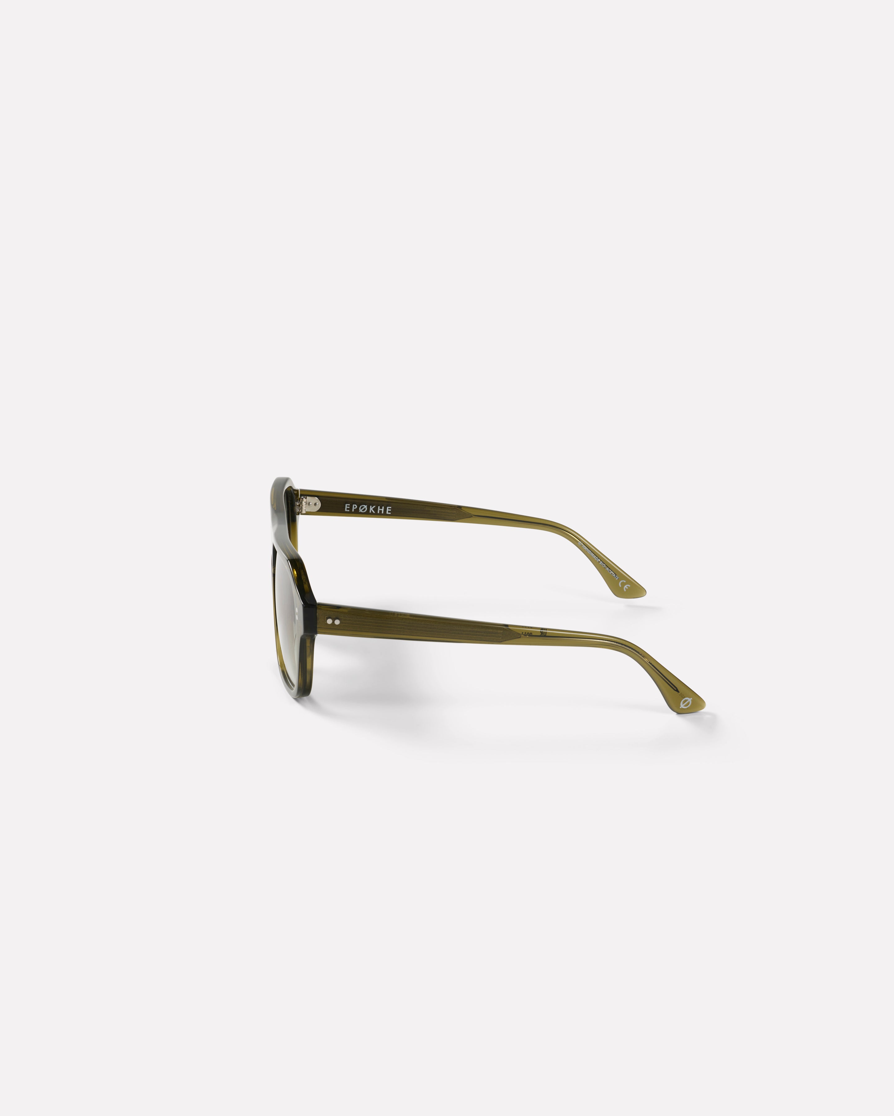 Pano Sunglasses | Army Green Polished / Green | Epokhe Eyewear