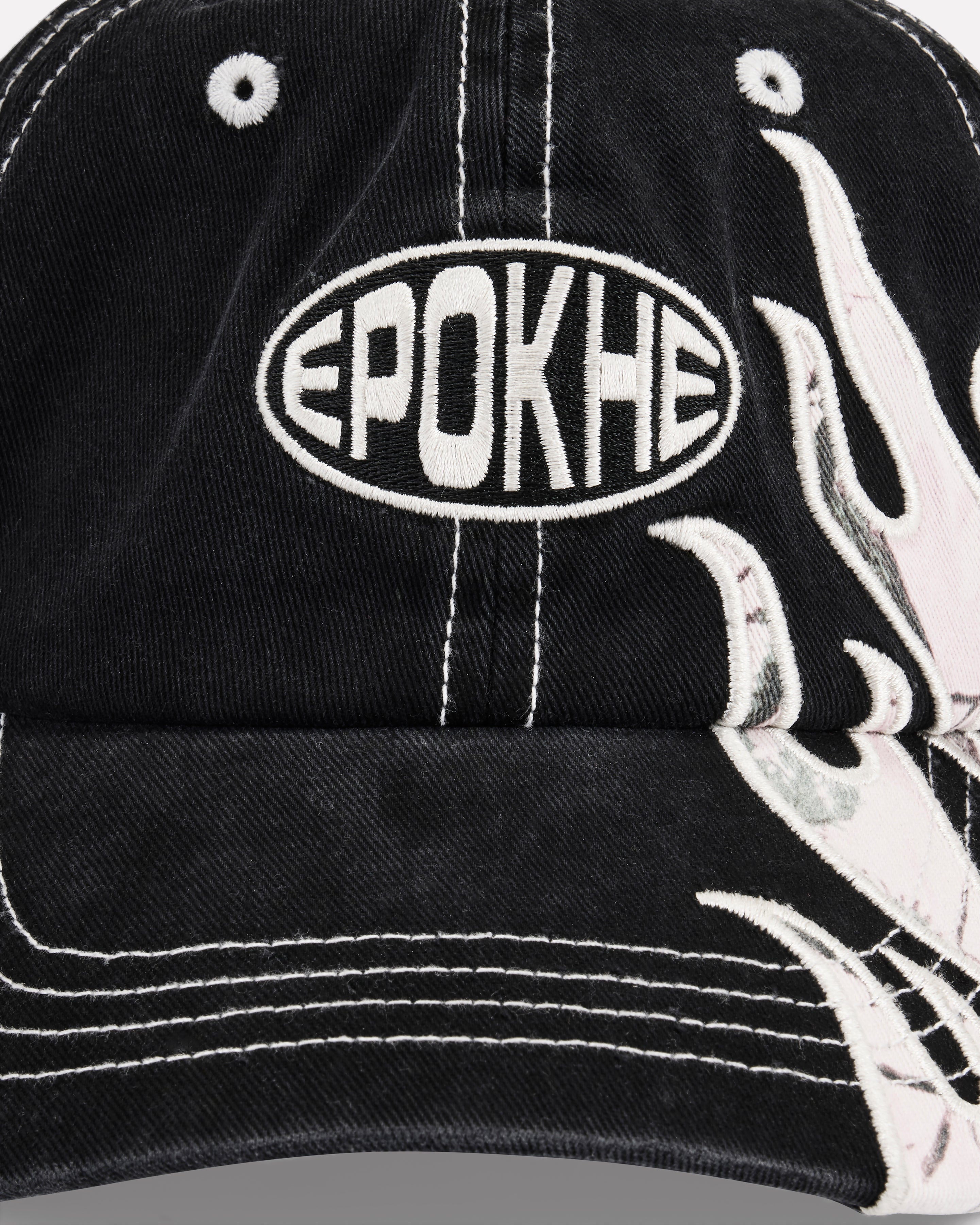 Epokhe Inferno Cap - Washed Black / Pink Real Tree Camo