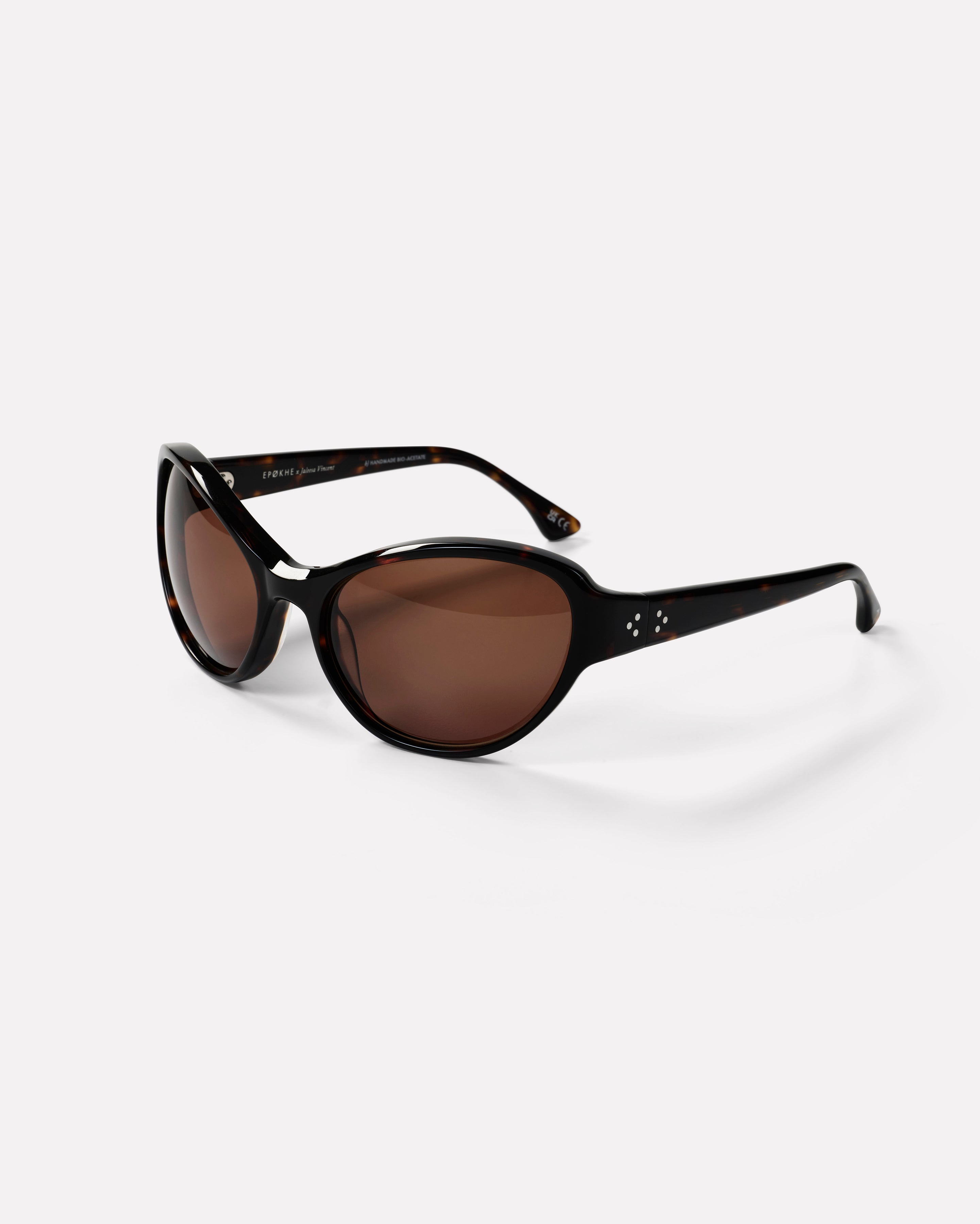 Jacuzzi x Jaleesa Vincent | Dark Tortoise Polished / Brown | Epokhe Eyewear