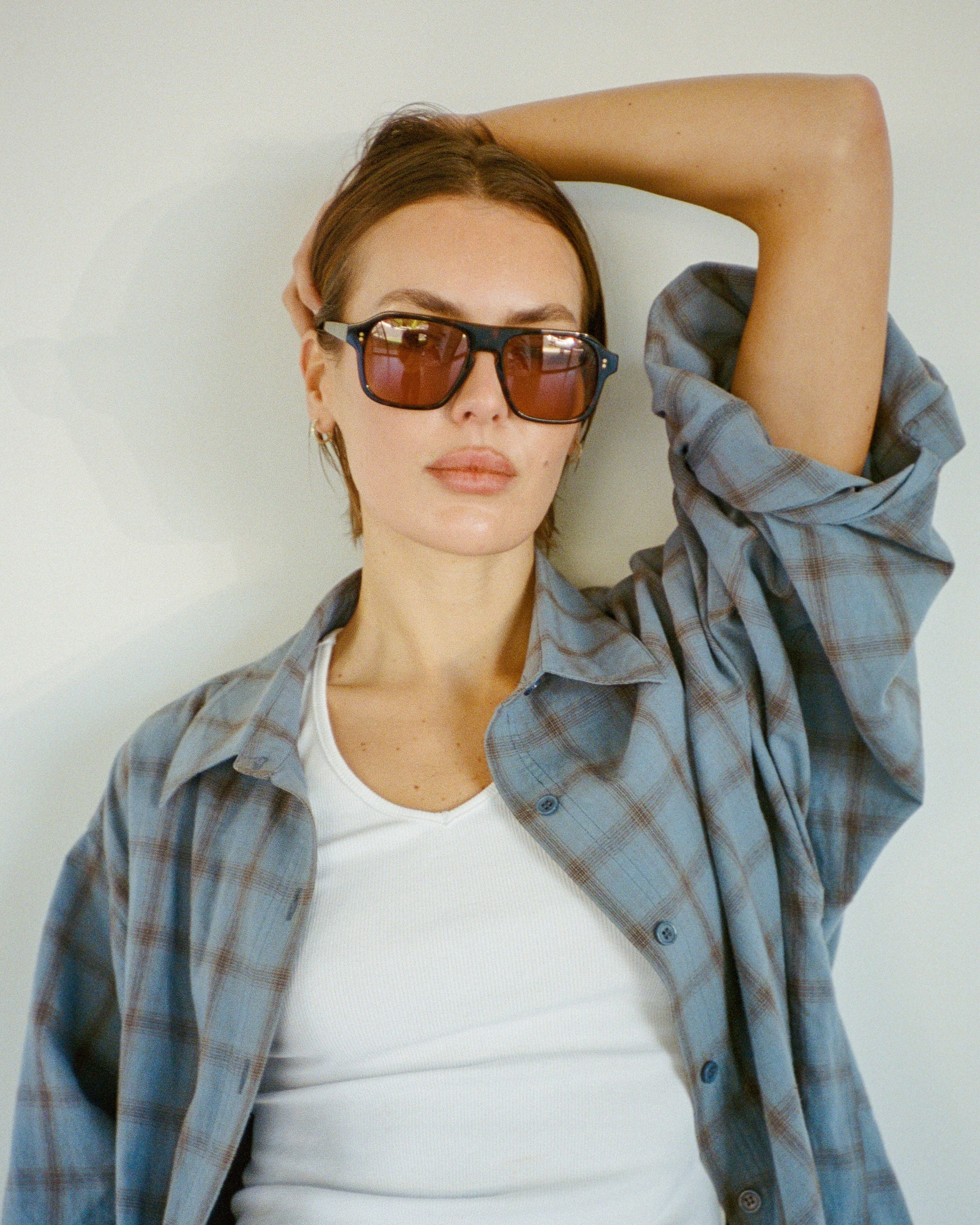 Pano Sunglasses - Dark Tortoise Polished / Brown