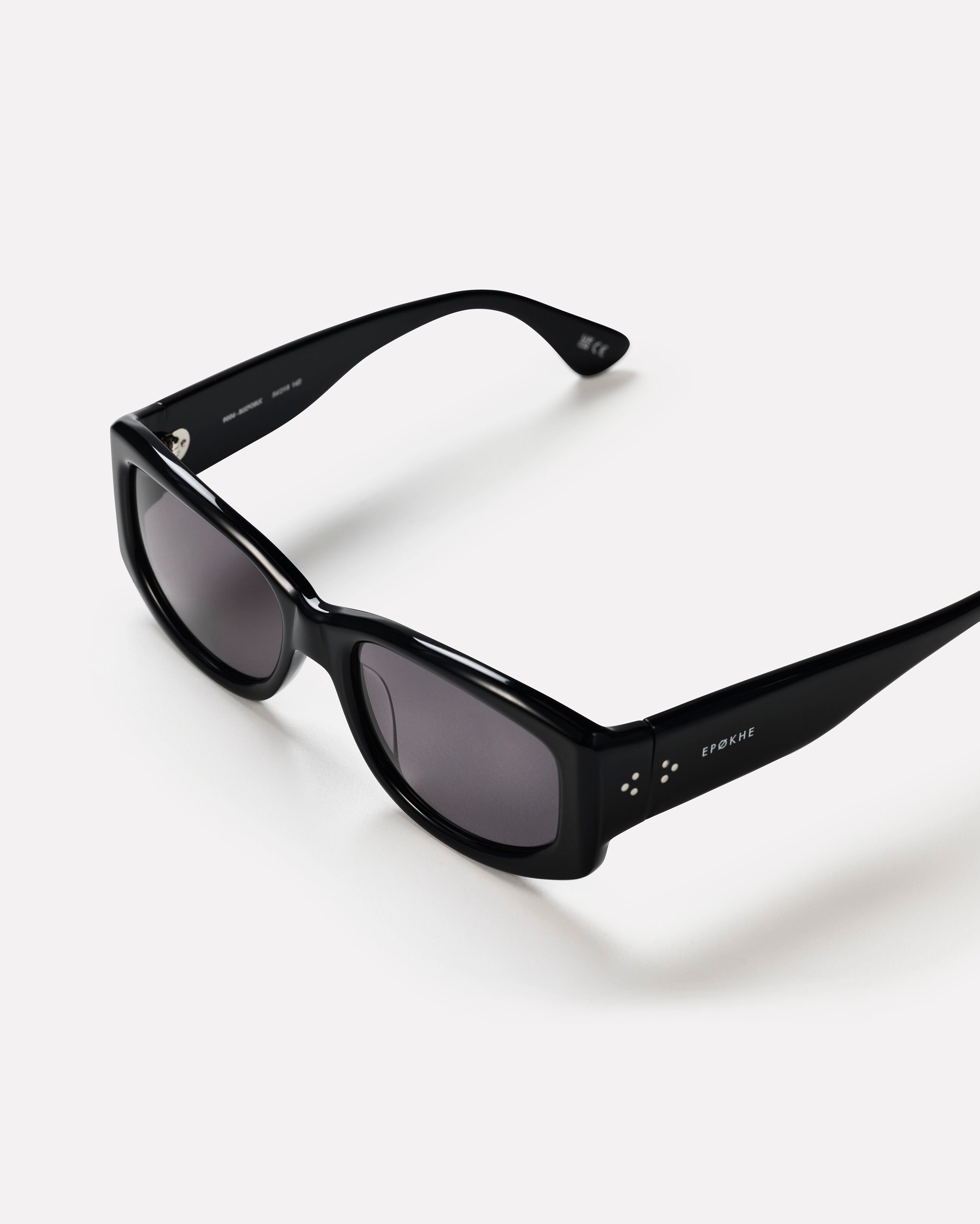 Ember Sunglasses | Black Polished / Black | Epokhe Eyewear