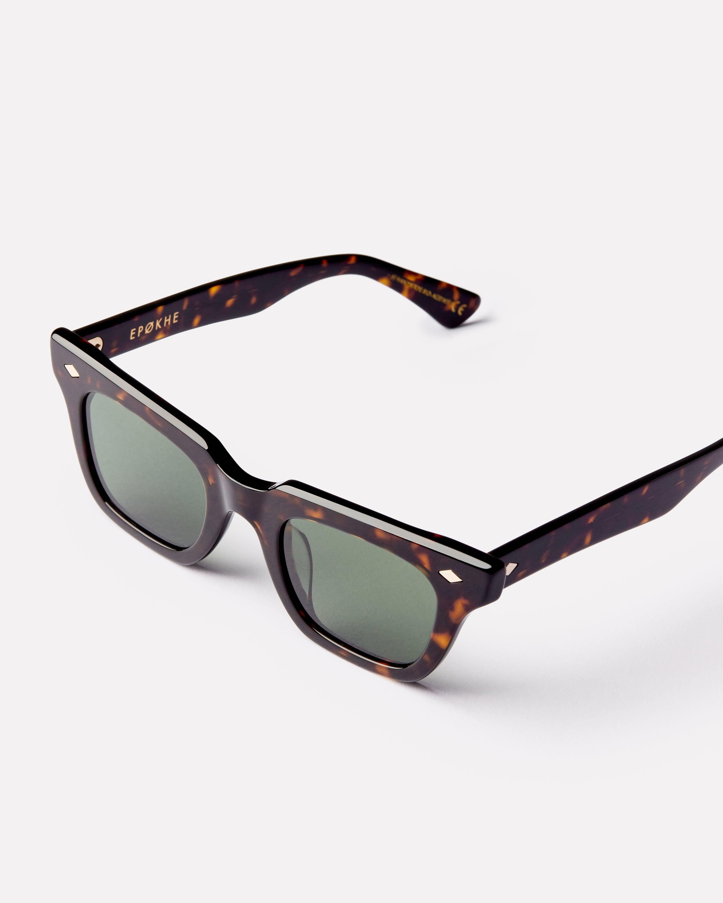 Stereo - Tortoise Polished / Green Polarized